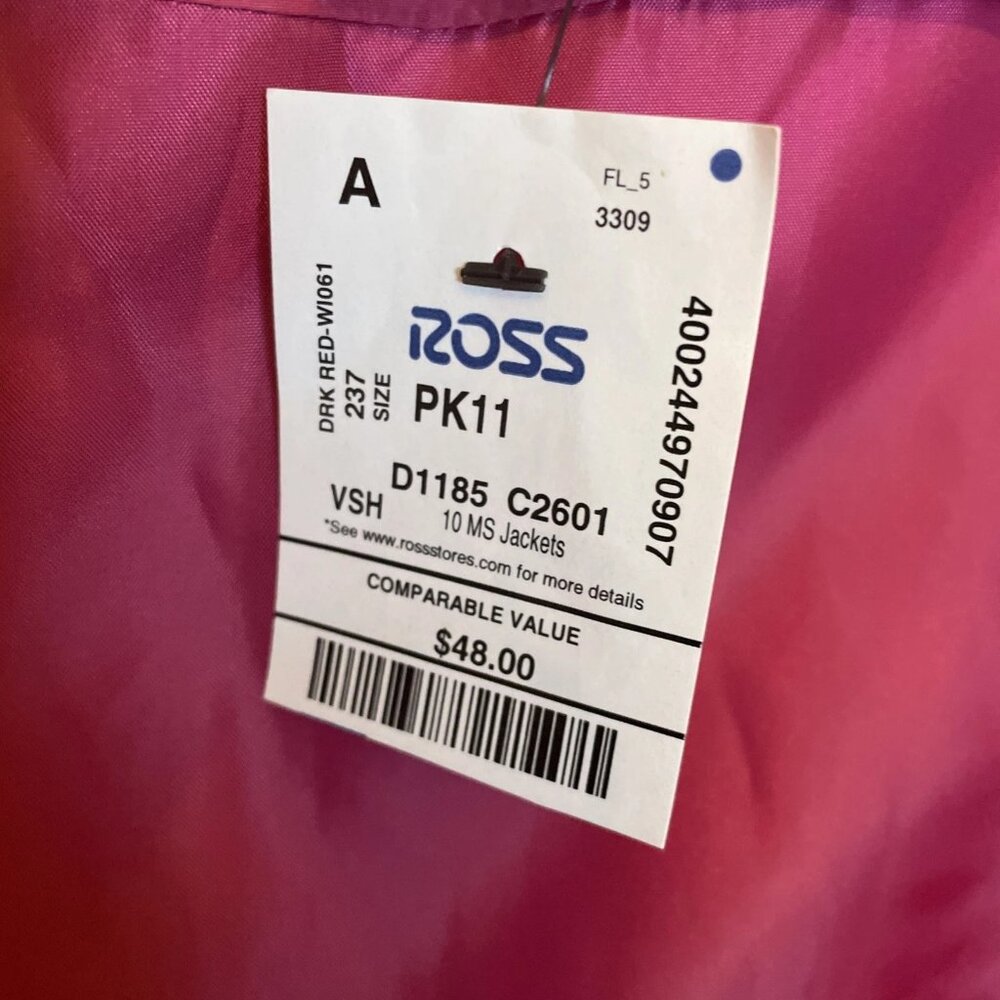 Kenneth Cole New York Quilted Hot Pink Puffer Vest Women's Size Medium NWT - Picture 9 of 12